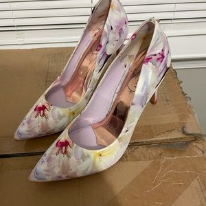 New Ted baker floral heels size 39